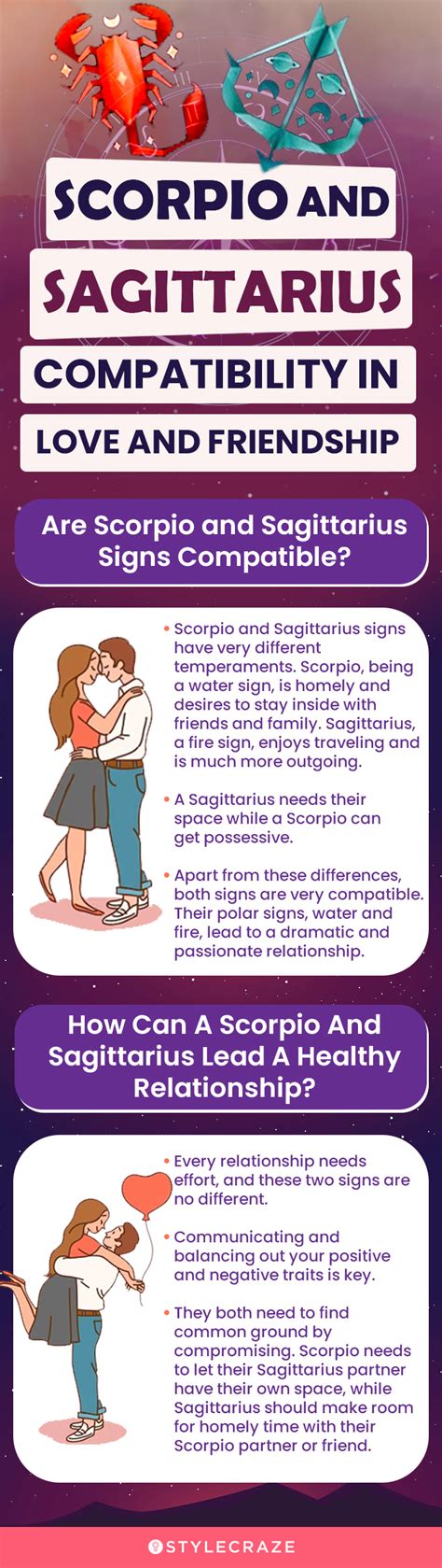 scorpio and sagittarius love match